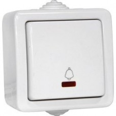 Μπουτόν Κουδουνιού Εξωτερικό Στεγανό IP44 10A Λευκό Μπουτόν Κουδουνιού Εξωτερικό Στεγανό IP44 10A Λευκό